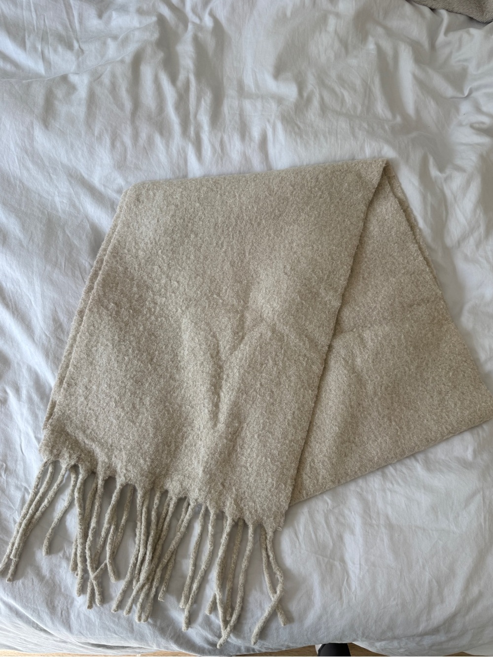Vince Fringed Alpaca Fringed Scarf